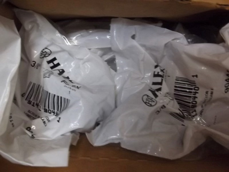LOT OF 29 HALEX 90440 FLEX SCREW-IN CONNECTOR 3/8" NSMP