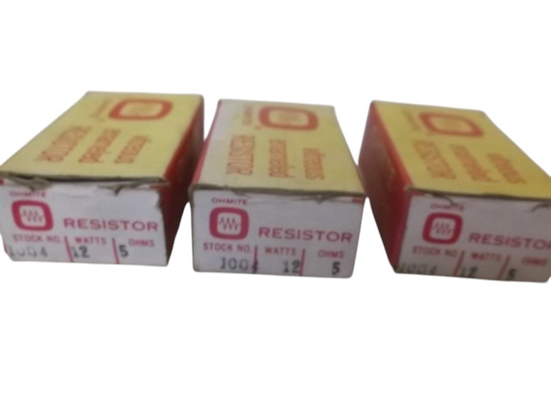 LOT OF 3 D12K3R0 RESISTOR 12W 5 OHM NSMP
