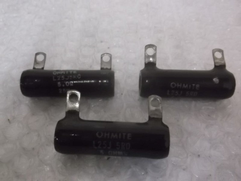 OHMITE L25J5R0 25W (PKG OF 3) NSNP