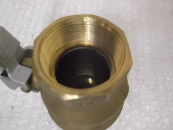DYNAQUIP CONT CWPPN40-MS58 BRASS BALL VALVE W/LOCK HANDLE  NSNP
