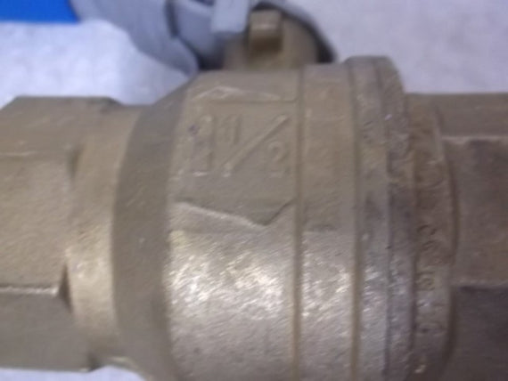 DYNAQUIP CONT CWPPN40-MS58 BRASS BALL VALVE W/LOCK HANDLE  NSNP
