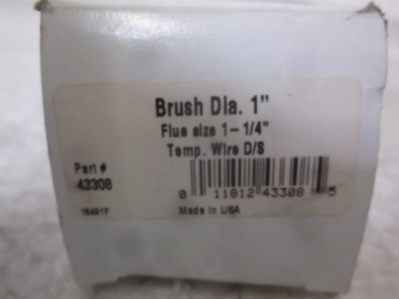 SCHAEFER 43308 FLUE AND CONDENSER BRUSH 1" DIAMETER  NSMP