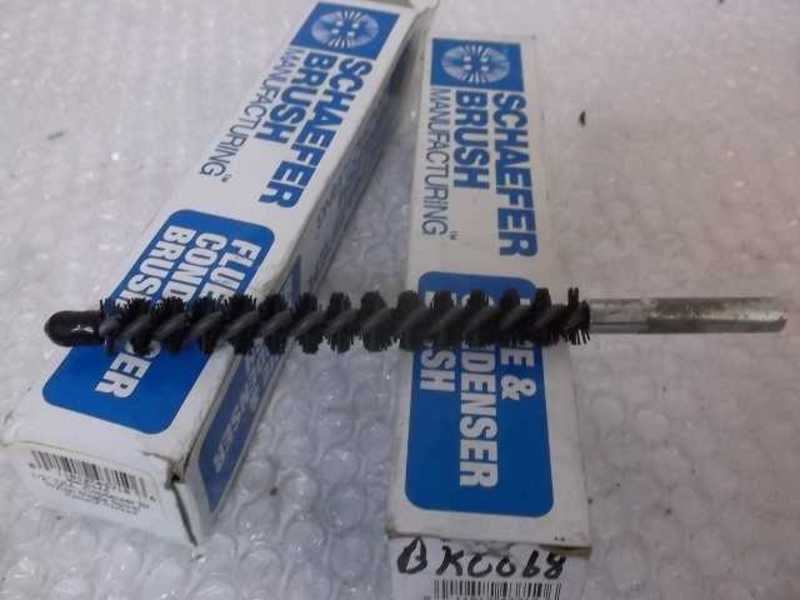 LOT OF 2 SCHAEFER FLUE AND CONDENSER BRUSH 1/2" DIA NSMP