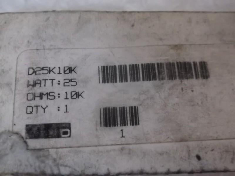 OHMITE D25K10K RESISTOR 25W 10K OHMS  ORIGINAL PACKAGE