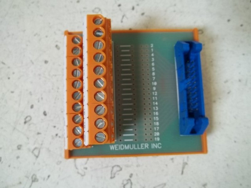 WEIDMULLER 914893 INTERFACE TERMINAL BLOCK  NSMP