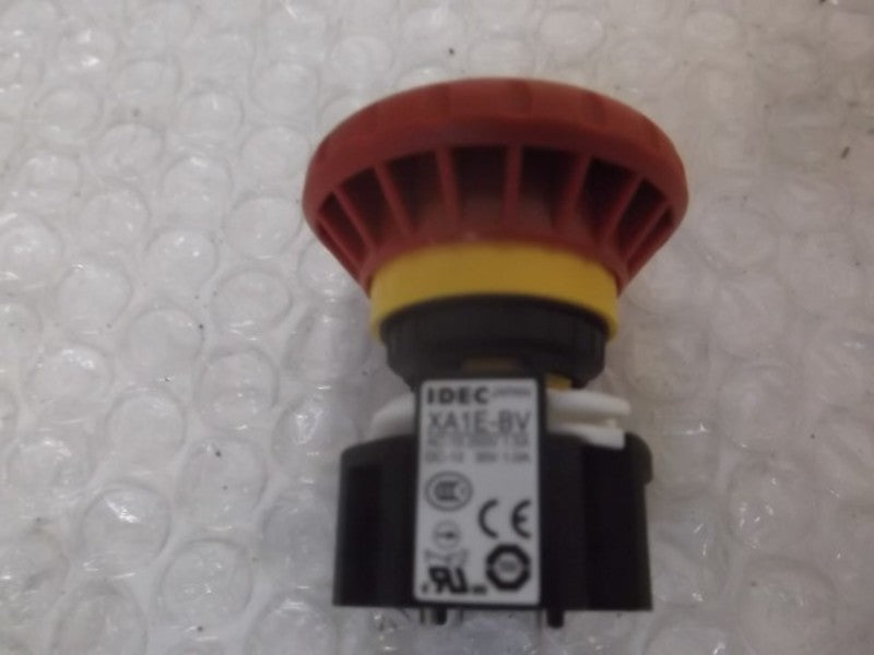 IDEC XA1E-BV402R PUSHBUTTON STOP 4MM MUSHROOM  NSMP
