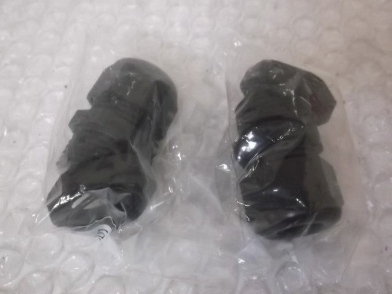 LOT OF 2 CD13NR-BK-N-O CONNECTOR 1/2" NPT NYLON FACTORY BAG