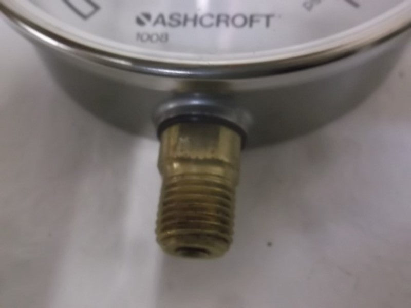 ASHCROFT 101008A02L-200# PRESSURE GAUGE 0-200 PSI  NSMP