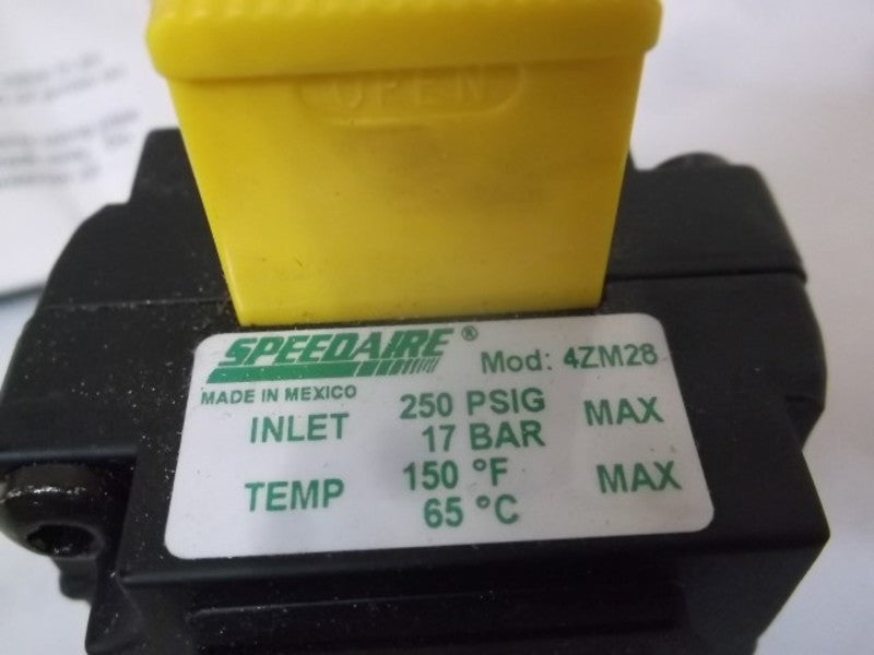 SPEEDAIRE 4ZM28 VALVE LOCKOUT MODULAR NPT 1/2"  NSMP
