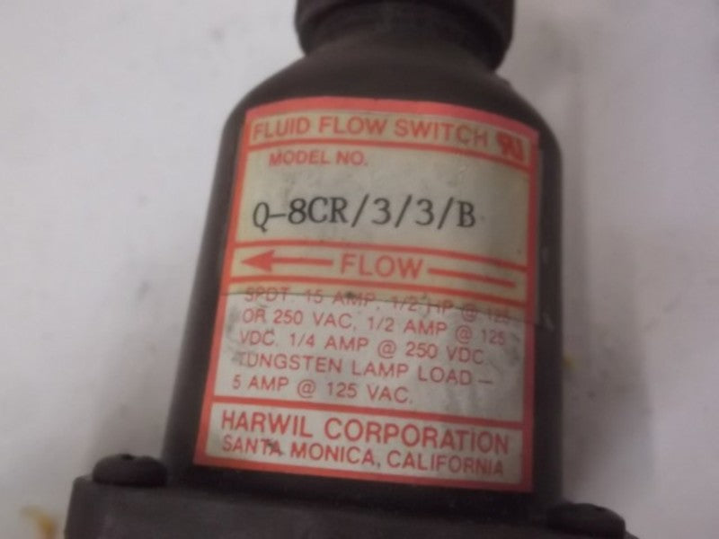 HARWIL Q-8CR/3/3/B FLUID FLOW SWITCH  UNMP