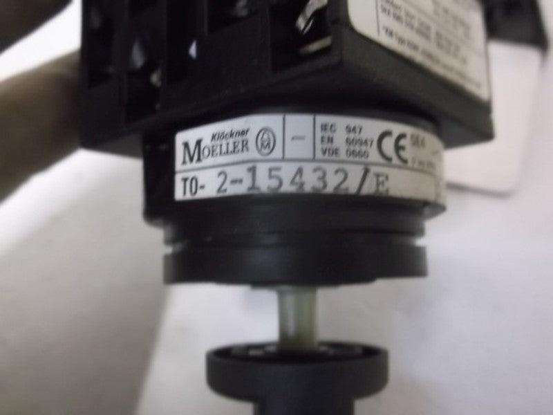KLOCKNER MOELLER T0-2-15432/E CONTROL SWITCH  NSMP