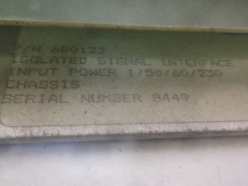PARAMETRICS 680123 INTERFACE MODULE ISOLATION SIGNAL  UNMP