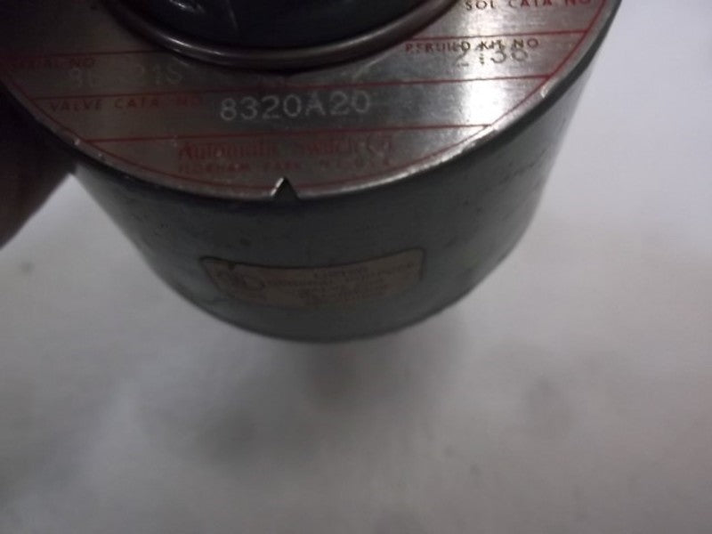 ASCO 8320A20 SOLENOID VALVE 110/120V 50/60HZ 1/4" PIPE  UNMP