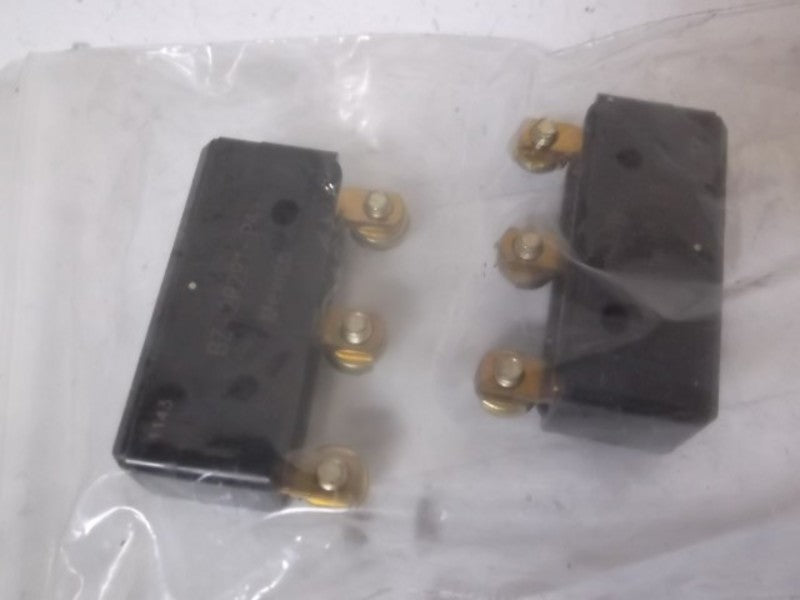 LOT OF 2 HONEYWELL BZ-2R291-P4 SNAP ACTION BASIC SWITCH NSNP IN A BAG