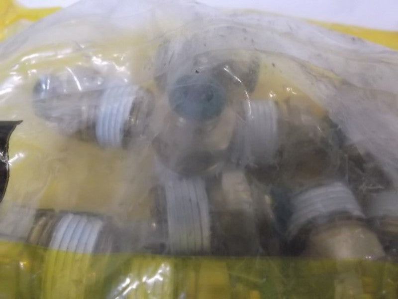 LOT OF 10 PARKER 2P646 CONNECTOR 1/4" FACTORY BAG