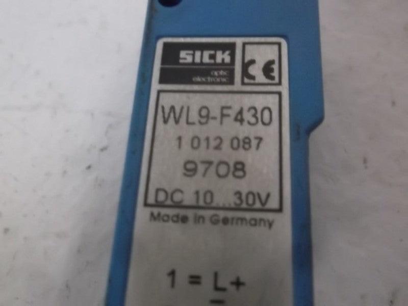 SICK WL9-F430 PHOTOELECTRIC REFLEX POL  UNMP
