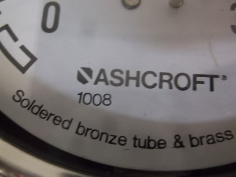 ASHCROFT 101008A02L-30# PRSSURE GAUGE 100MM 0-30 PSI  NSMP