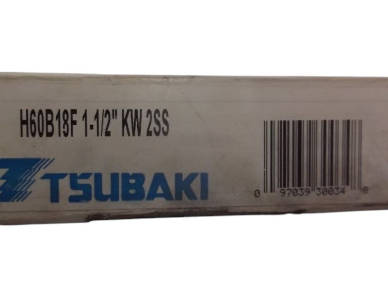 TSUBAKI H60B18F 1-1/2" KW 2SS HARDENED SPROCKET  NSFS