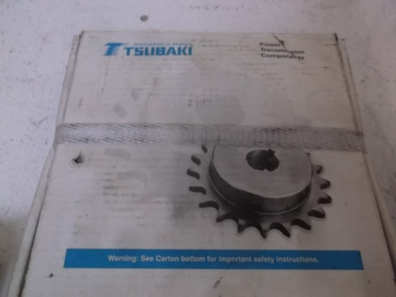 TSUBAKI H60B18F 1-1/2" KW 2SS HARDENED SPROCKET  NSFS