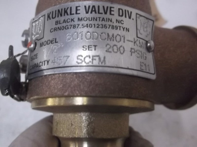 KUNKLE 6010DCM01-KM VALVE  NSMP