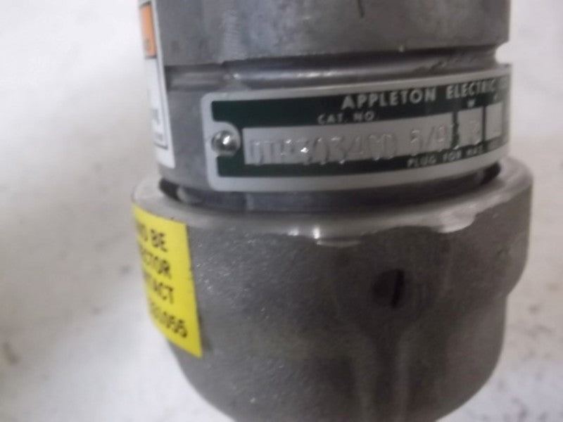APPLETON DTP3034CD HAZARDOUS LOCATION PLUG CONNECTOR  NSMP