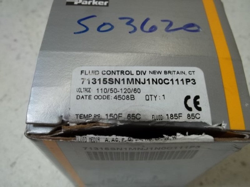 PARKER 71315SN1MNJ1N0C111P3 SOLENOID VALVE  NSMP