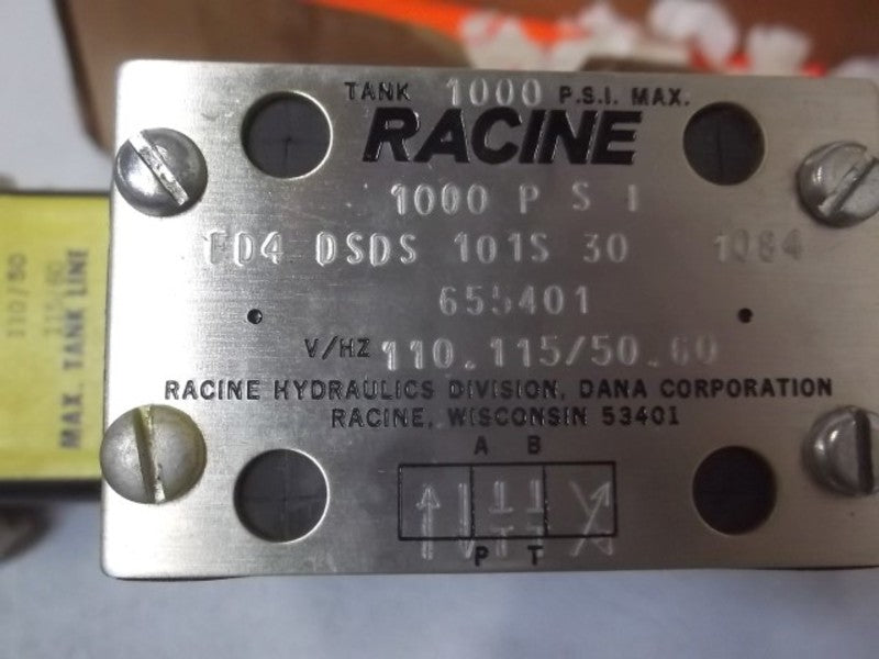 RACINE FD4-DSDS-101S-30-1084 DOUBLE FLOW VALVE  NSMP