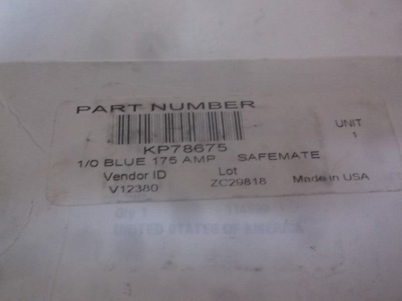 SAFEMATE KP78675 BATTERY CONNECTOR  NSMP