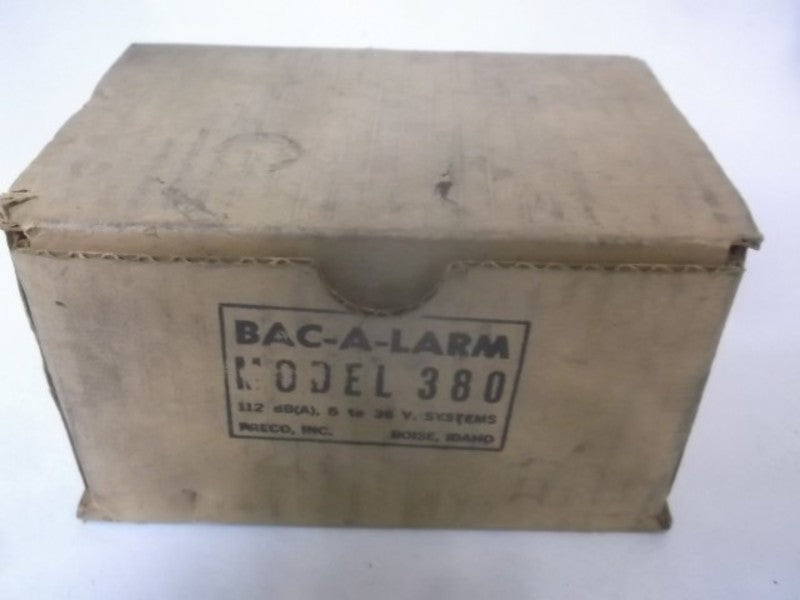 BAC-A-LARM MODEL 380 BACKUP ALARM  NSMP