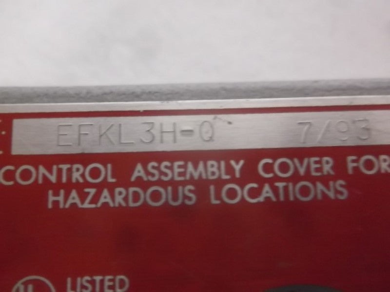 APPLETON EFKL3H-Q 3 DEVICE COVER 3/4" HOLES  NSNP