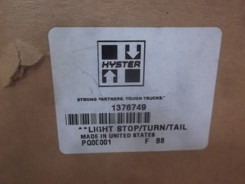 HYSTER 1376749 REAR LAMP (AS PICTURED)  NSMP