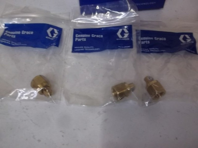 LOT OF 3 GRACO 24P806 DD INVISI PAC NOZZLE HOT MELT NSMP