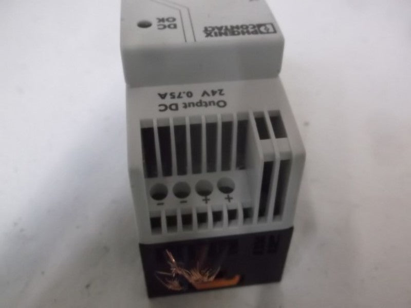 PHOENIX CONTACT STEP POWER STEP-PS/1AC/24DC/0.75 POWER SUPPLY  UNMP