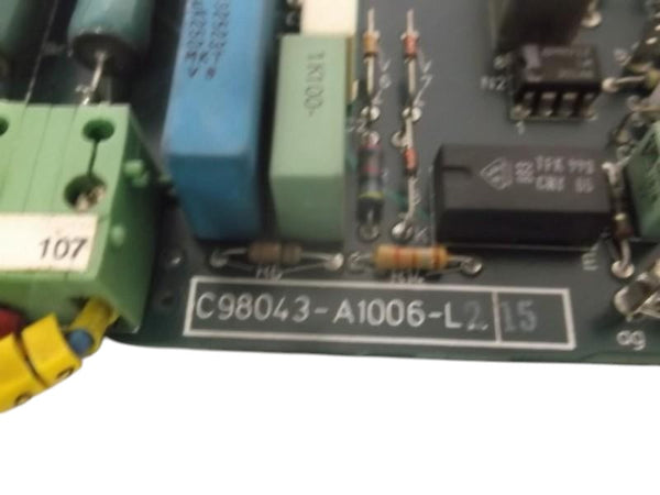 SIEMENS C98043-A1006-L2 15 DRIVE BOARD  UNMP