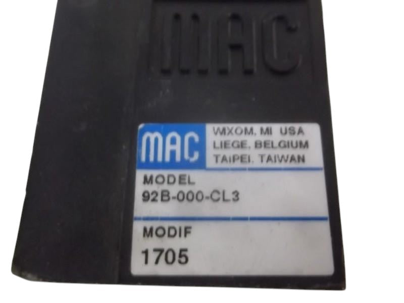 MAC 92B-000-CL3 VALVE MANIFOLD  NSNP