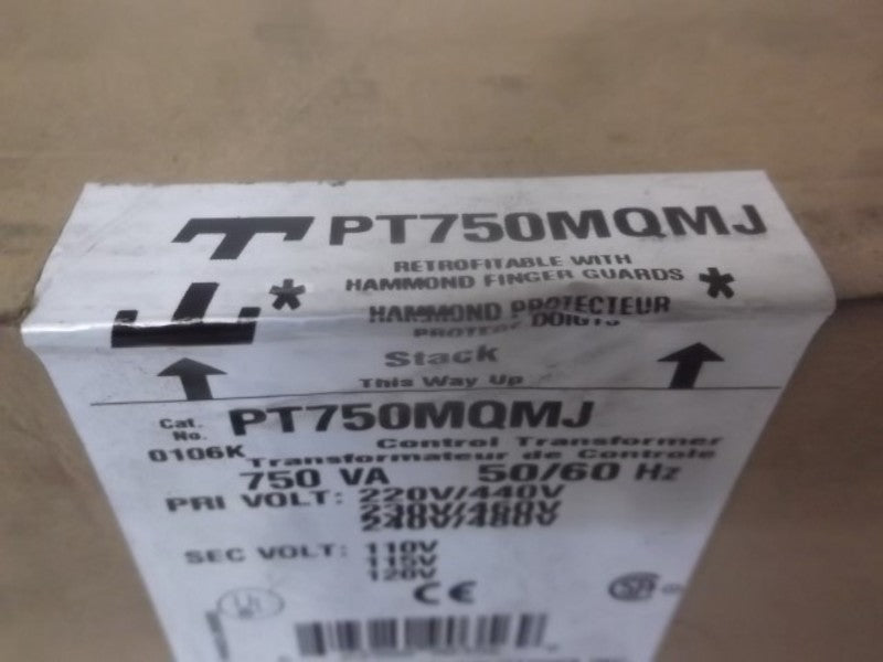 HAMMOND PT750MQMJ CONTROL TRANSFORMER  NSFS