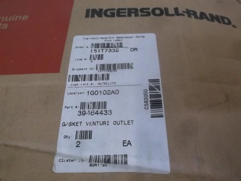 LOT OF 2 INGERSOLL RAND 39464433 GASKET 6" HIGH TEMPERATURE NSMP