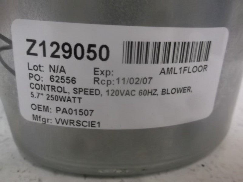AMETEK 116637-01 BLOWER 5.7" 250W CONTROL SPEED  NSNP