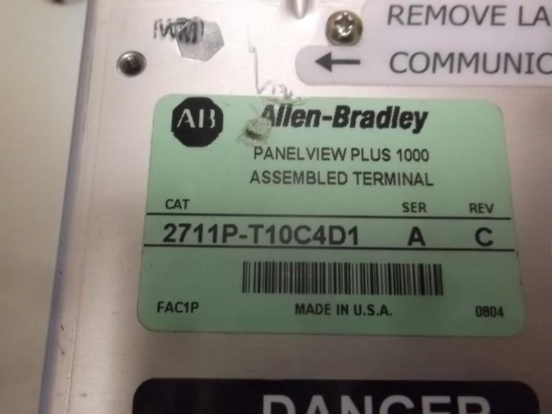 ALLEN BRADLEY 2711P-RP SER. B PANELVIEW (AS PICTURED)  NSNP