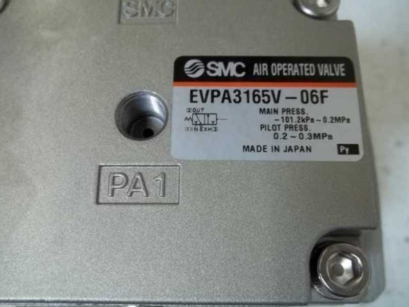 SMC EVPA3165V-06F AIR PILOT VALVE  NSNP