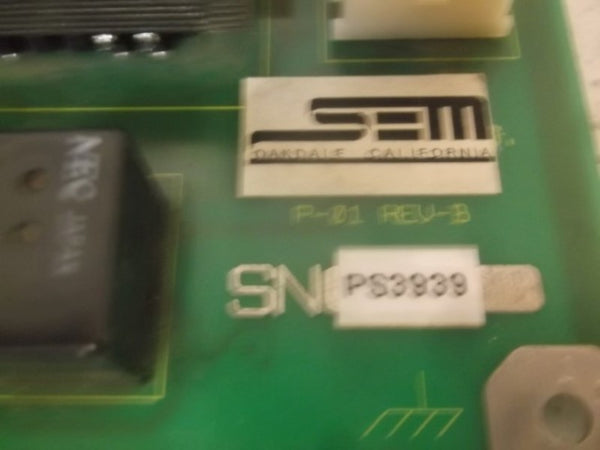SEM P-01 VOLTAGE DISTRIBUTION BOARD  UNMP
