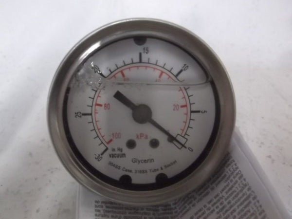 4CFN6 PRESSURE GAUGE 2" 30" TO 0" HG VAC  NSMP