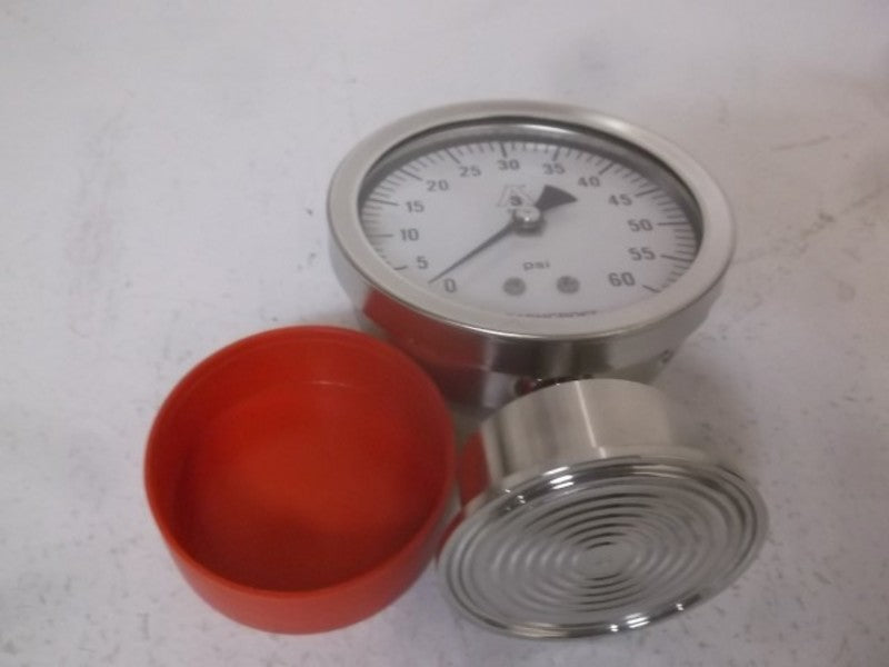 ASHCROFT 351032S20L-60# SANITARY GAUGE 0-60 PSI  NSMP