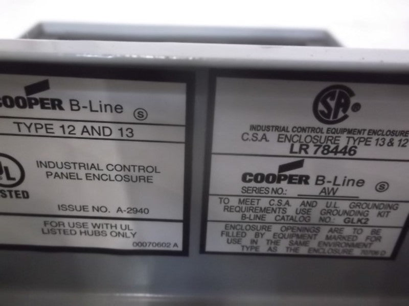 COOPER B-LINE PV3 LR78446  NSNP