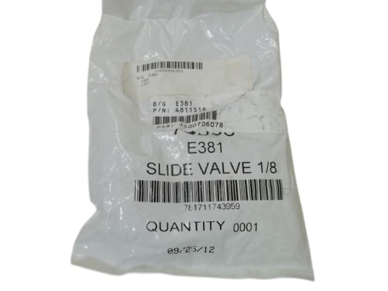 BOSTON GEAR E381 SLIDE VALVE 1/8  NSMP