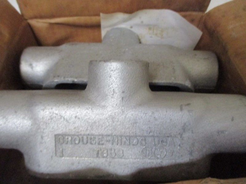 LOT OF 2 CROUSE-HINDS TB38 CONDUIT OUTLET BODY 1" NSMP