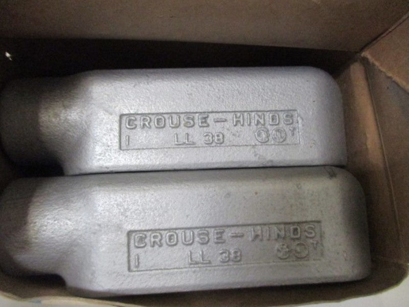 LOT OF 4 CROUSE-HINDS LL-38 CONDUIT OUTLET BODY LL1" NSMP