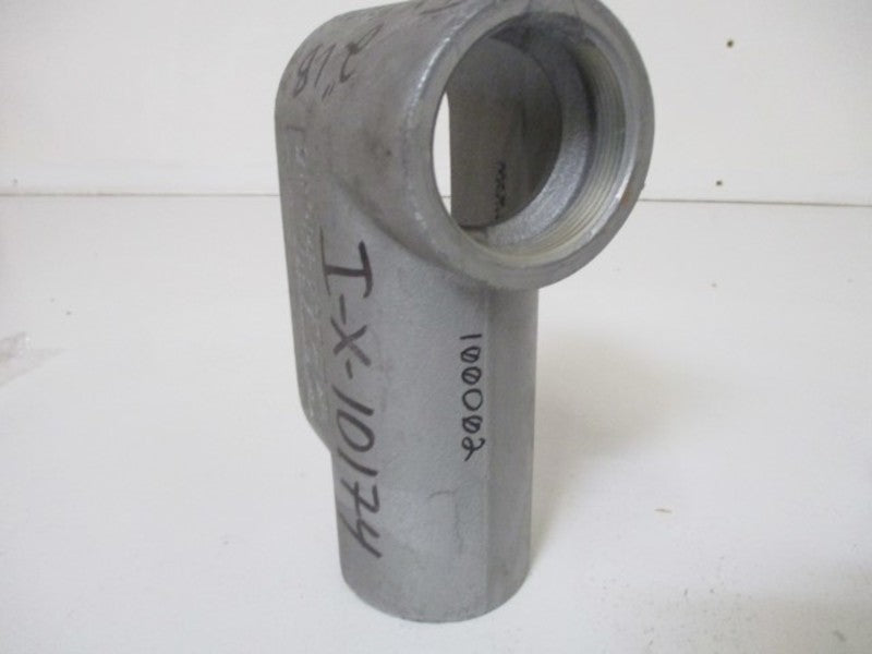 CROUSE-HINDS LB-67 CONDUIT BODY 2" GRAY IRON  NSNP