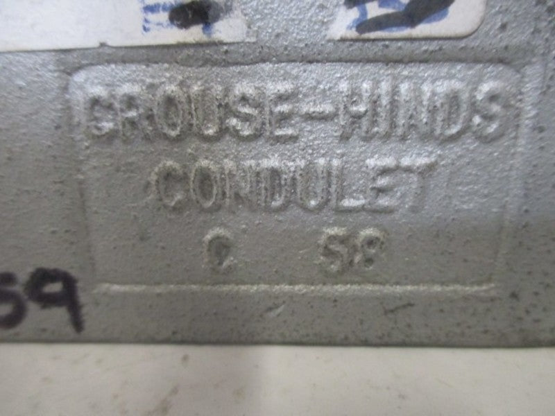 CROUSE-HINDS C58 CONDUIT OUTLET BODY 1.5"  NSNP