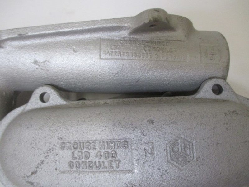 CROUSE-HINDS LBD4400 W/LBD400 CONDUIT BODY & COVER  NSMP